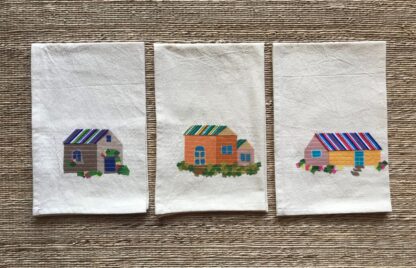 Houses Tea Towel Set Q - Image 5